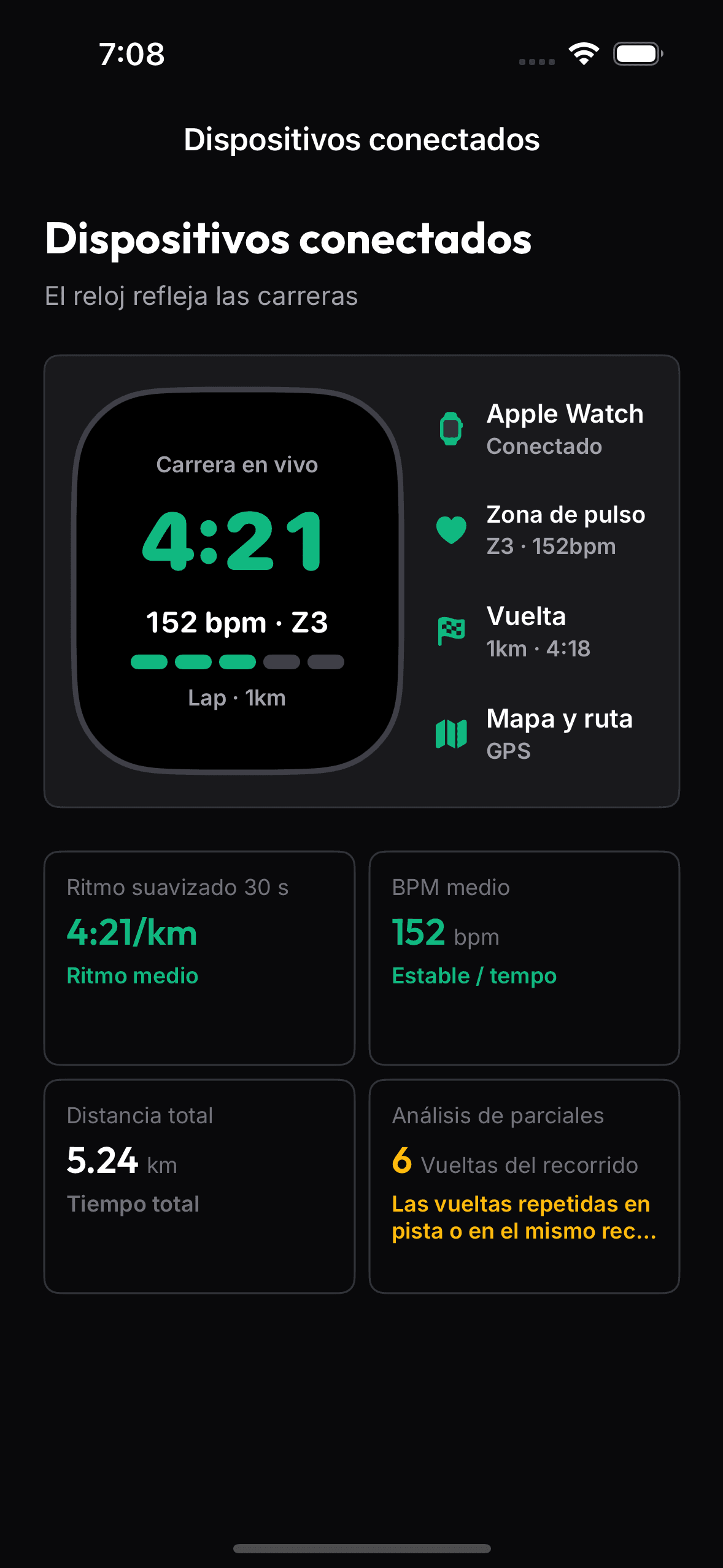 Pantalla real de OnRep en reloj.